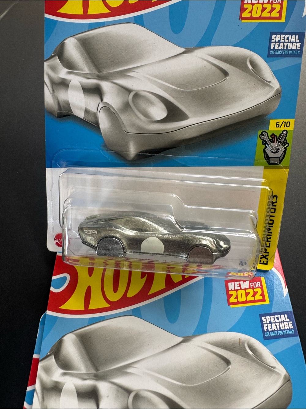 Hot Wheels Coupe Clip Silver Metallic Toy Car - Pack of 3 - Picture 2 of 3